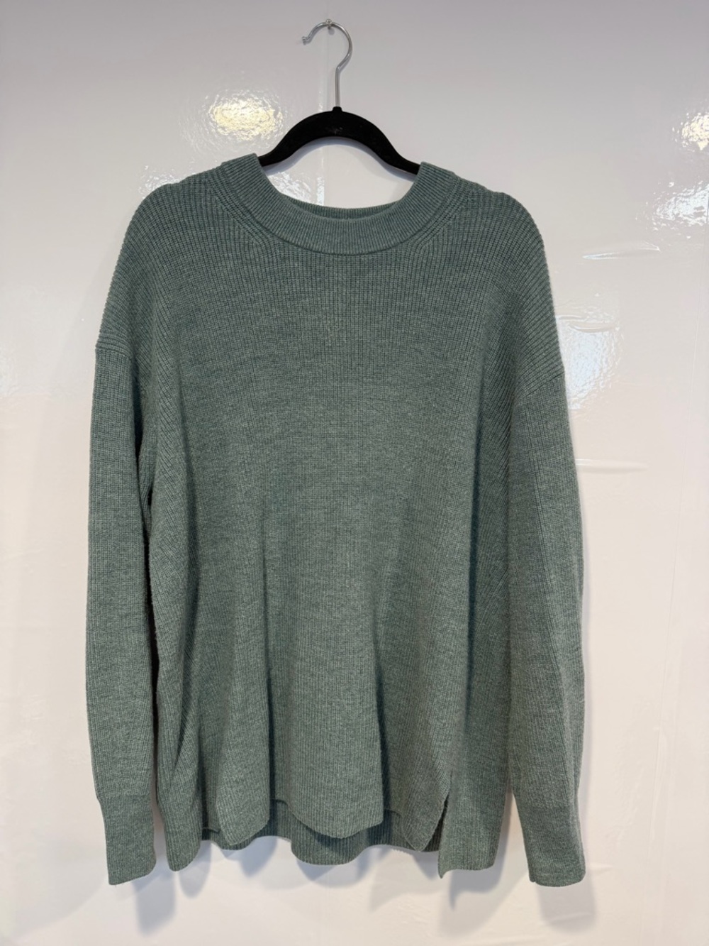 Tidewater Teal Lululemon knit crewneck sweater